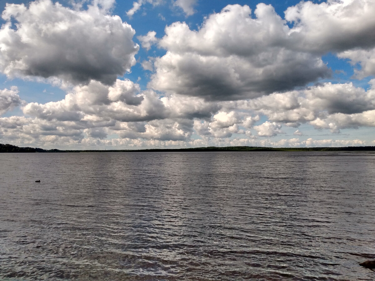 Облачность на озере к 10 часам