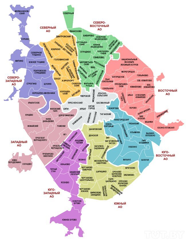 Округа и районы Москвы (источник: https://remont-plastikovyh-okon-moskva.ru/raion/remont-plastikovykh-okon-severo-vostochnyi-okrug-svao)