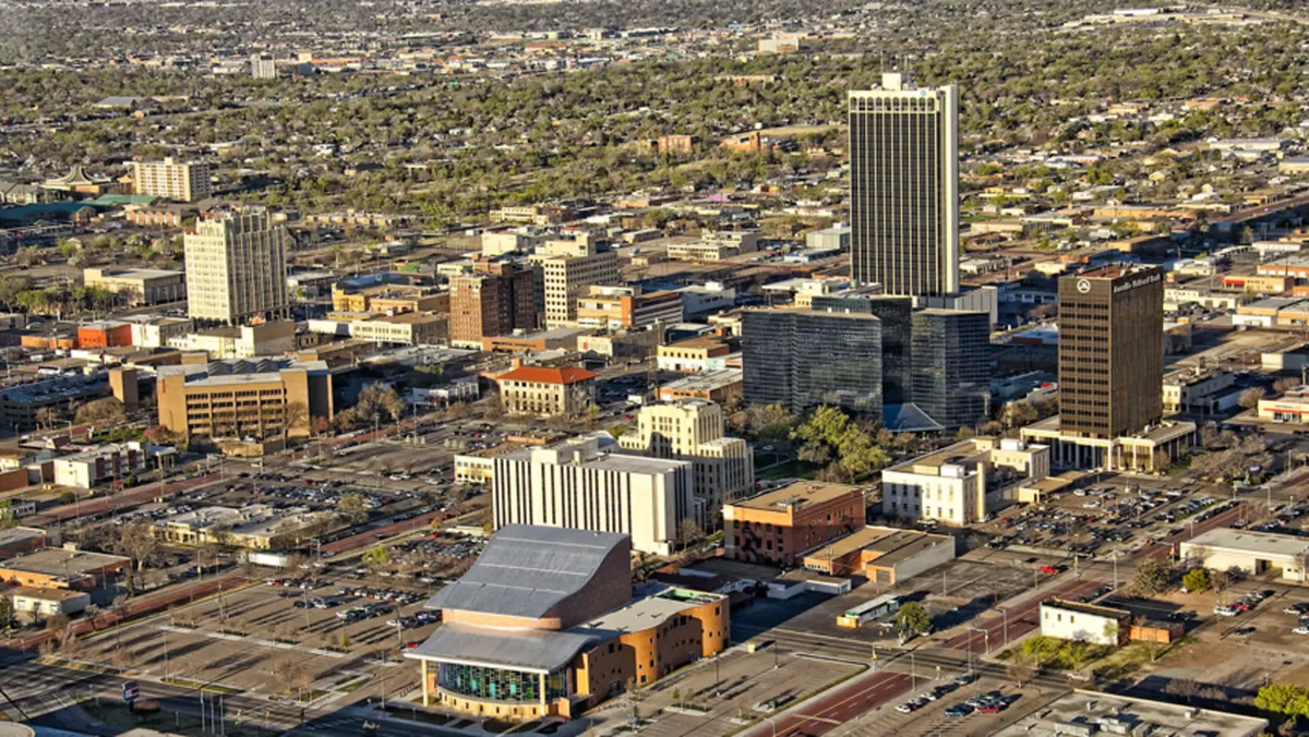 Город Амарилло в штате Техас