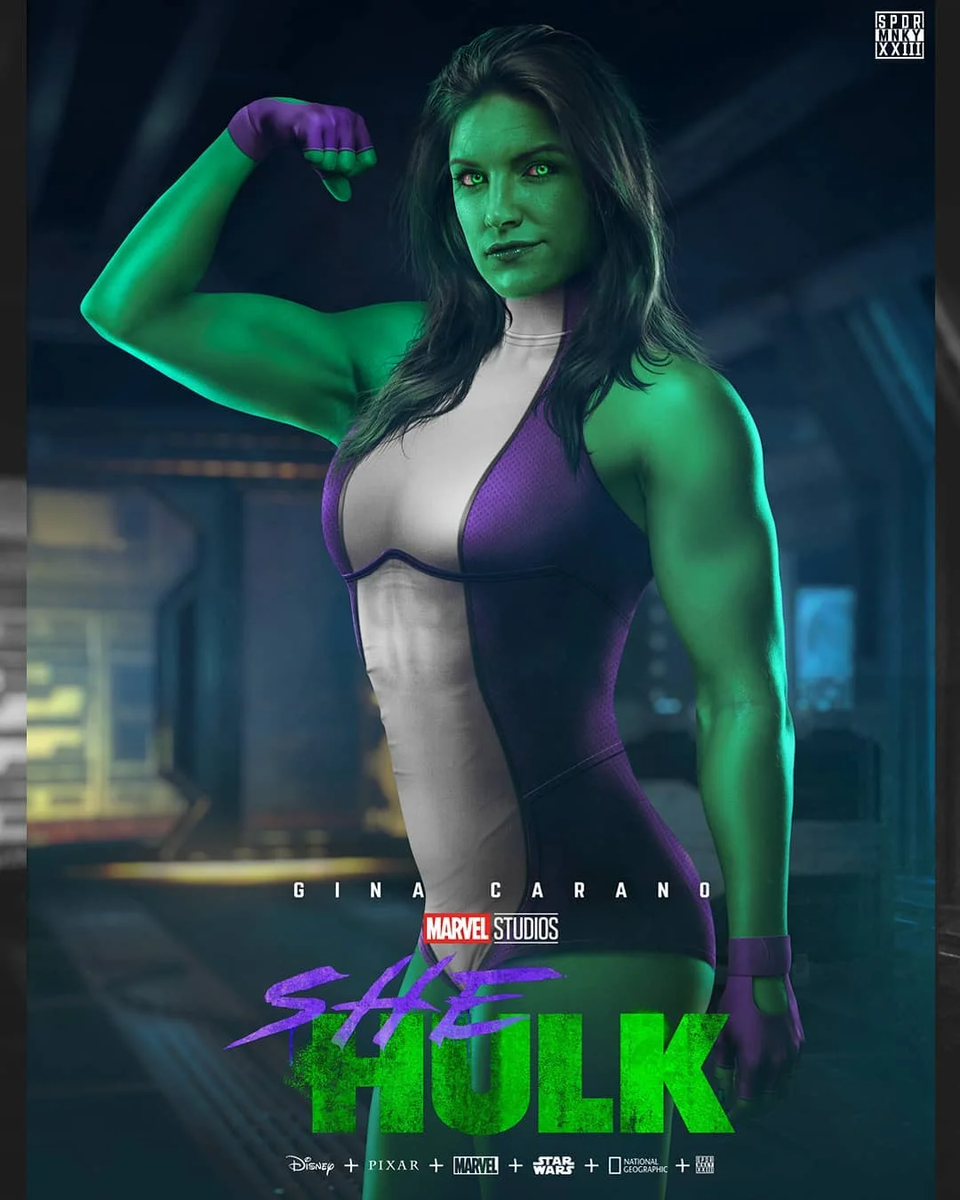 Постер с женщиной-Халком