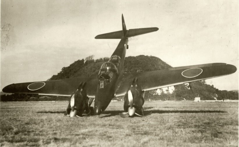 Немножко приунывший J1N1-F  321-го корпуса, 1944 год