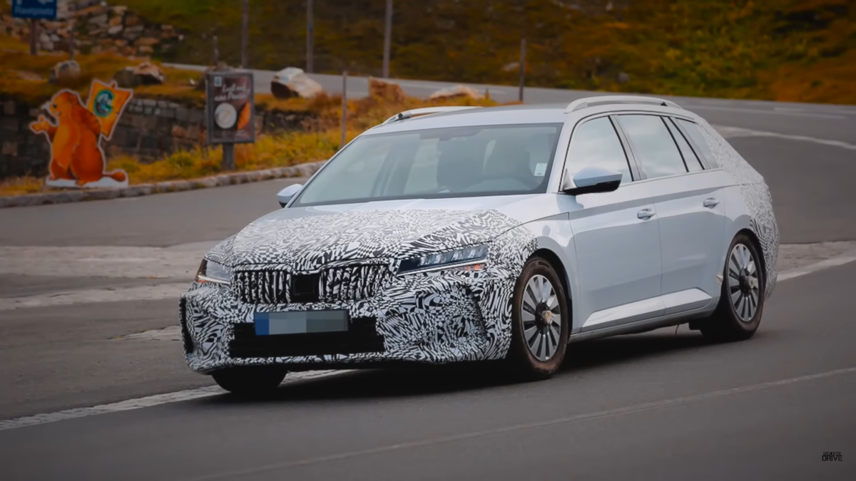 Новый Superb на испытаниях