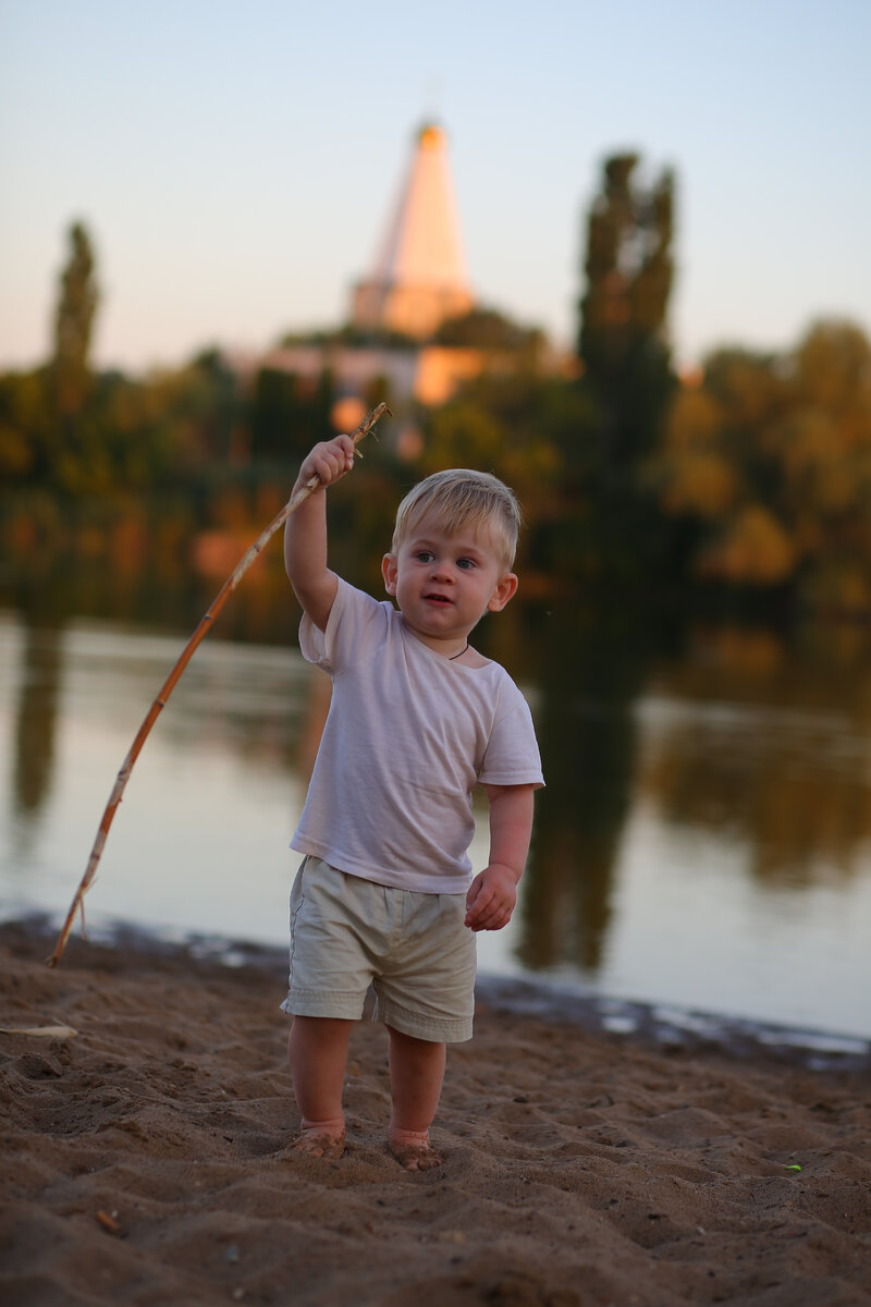 Мой любитель спокойных игр с песком