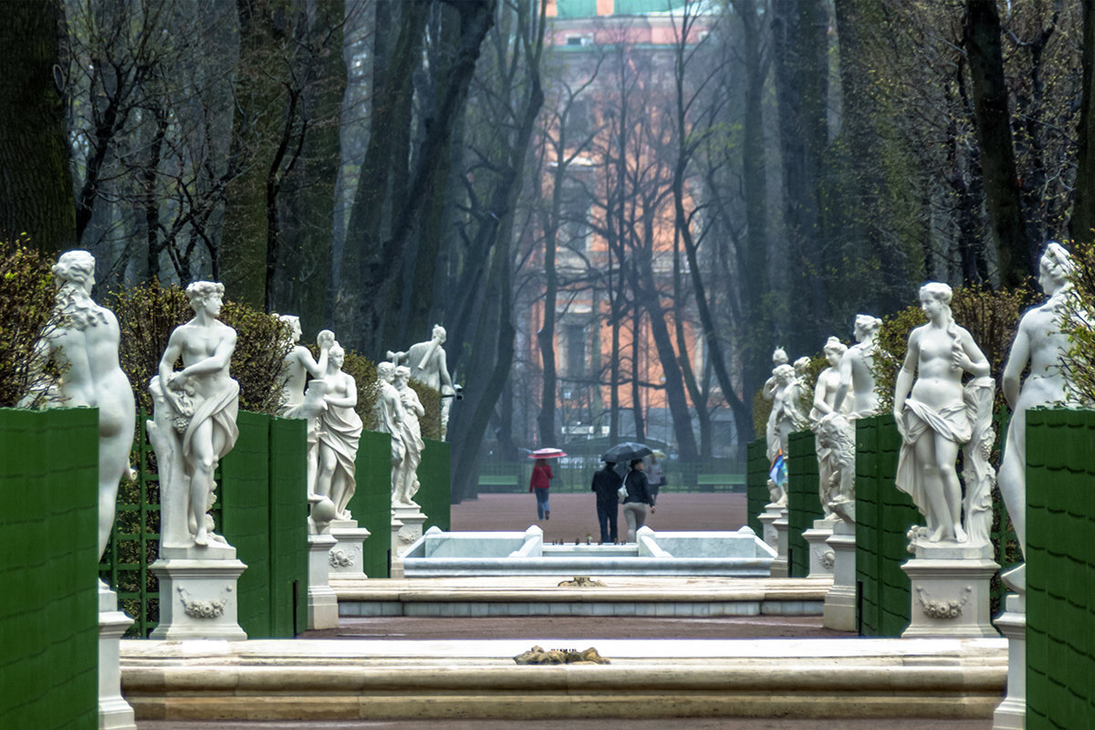 Летний сад в Петровскую эпоху