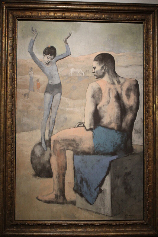 П.Пикассо "Девочка на шаре", 1906, ГМИИ им.Пушкина.