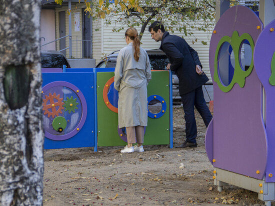     «Галактический» двор оборудуют в Хабаровске. ФОТО: администрация Хабаровска