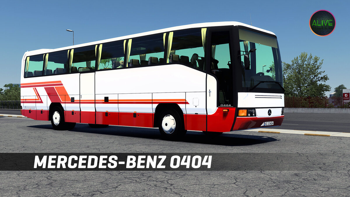 Обзор мода Mercedes-Benz O404 для #ETS2 | TheAlive55 | Дзен