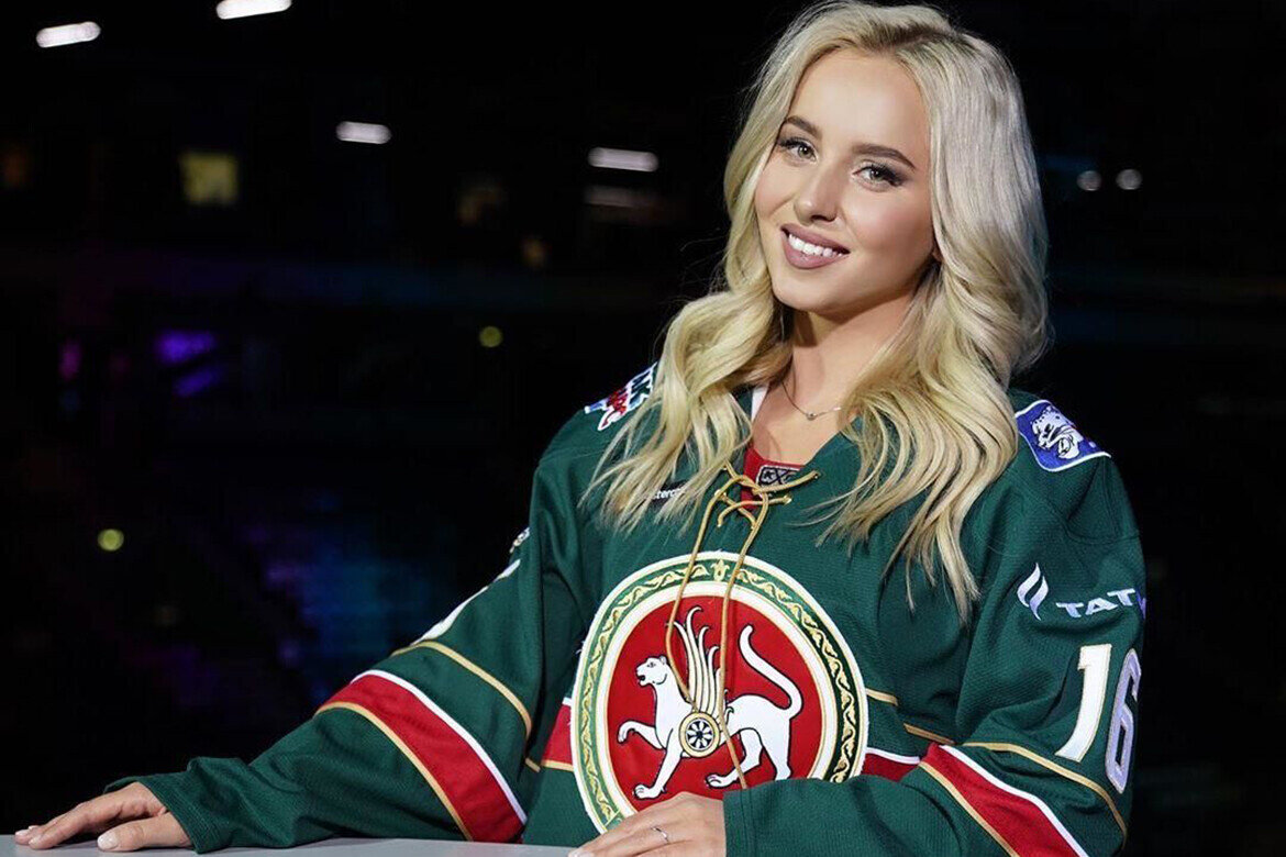 Зухра Уразбахтина работала ведущей в «Ак Барс Шоу», а недавно подписала контракт с футбольным ЦСКА. Фото: ak-bars.ru