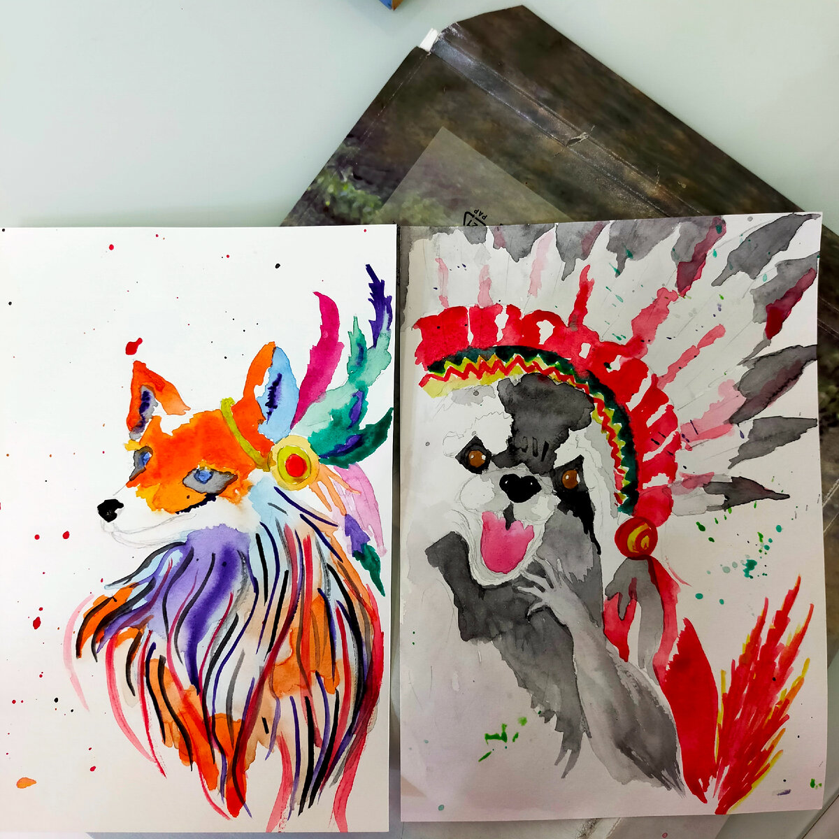 Акварельные краски