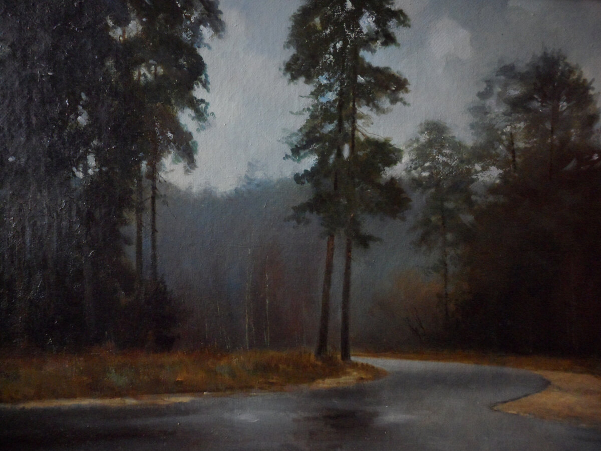 Источник: artchive.ru. Александр Петухов «Ноябрь» (2002), 60×40 см
