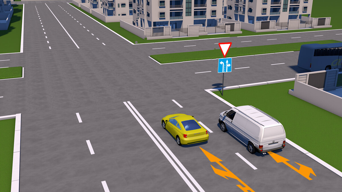 Кому из водителей разрешено движение в прямом направлении? | Клуб Дорог ...