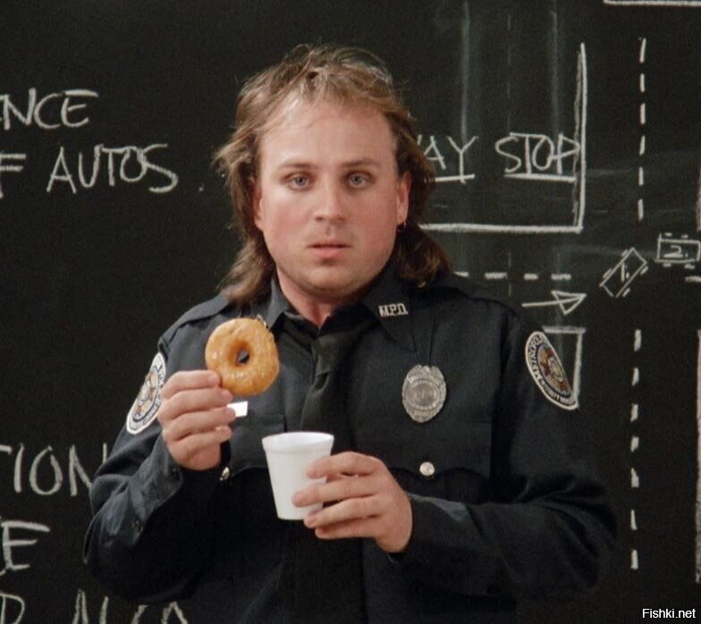 Зэд и пончик, персонажи франшизы "Полицейская академия"