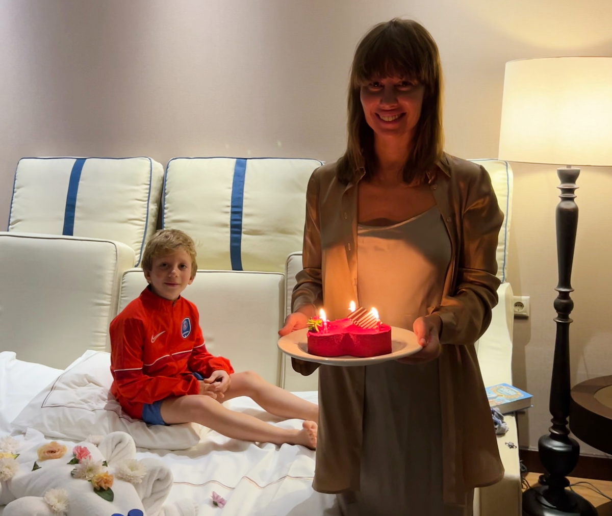     Юлия Беретта с сыном Вовой Фото: материалы пресс-служб