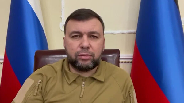 Пушилин допустил скорое освобождение Майорска. Видео © Telegram / Денис Пушилин