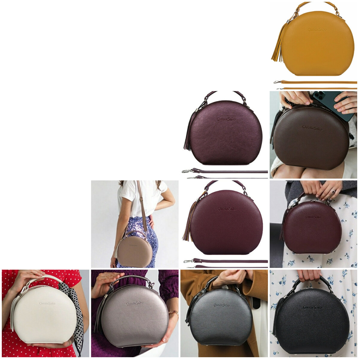 1:горчичный. 2:баклажановый, бронзовый. 3:шоколадный. 4:какао. 5:вишнёвый. 6:винный. 7:молочный. 8:блестящий пурпурный,бронзовый. 9:графит. 10:чёрный.