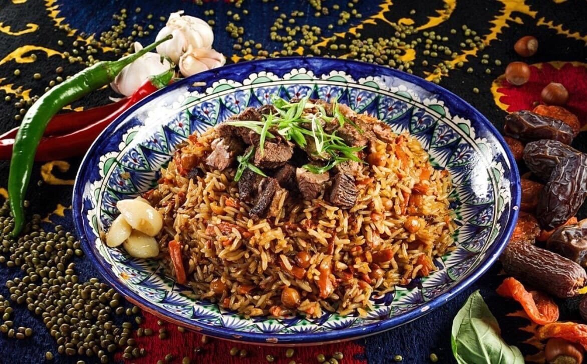 Как приготовить Узбекский плов из говядины в казане на костре просто рецепт пошаговый