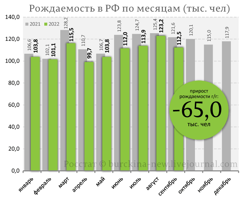 Владимир Путин в 2022 году сделал всё для еще большего снижения числа россиян