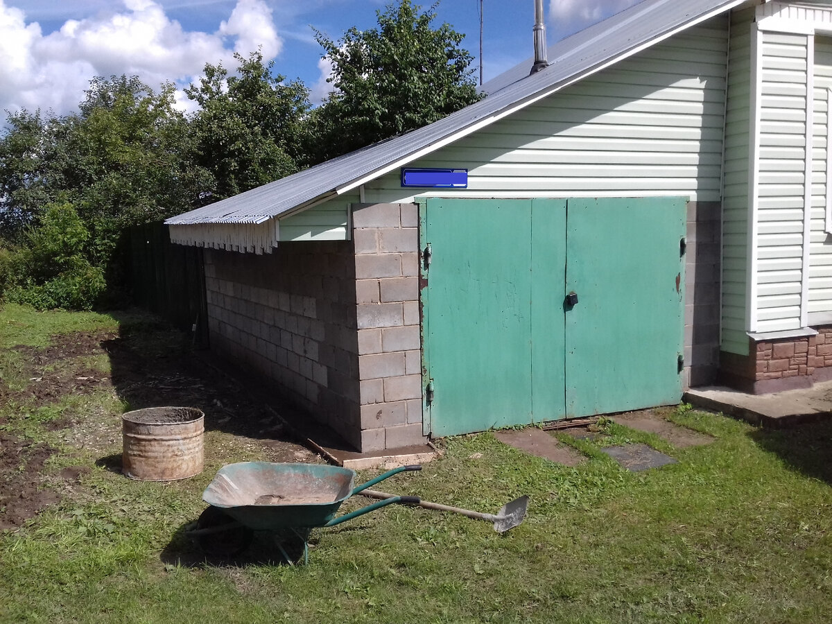 Отделка гаража снаружи