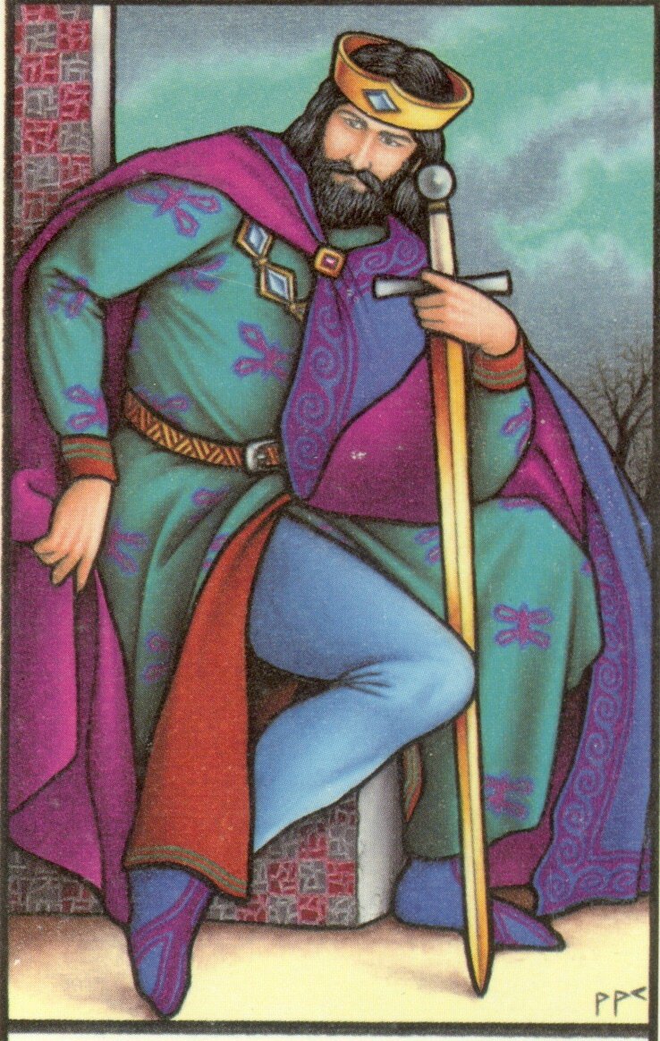 Карты таро король. Король мечей Таро. Аркан Король мечей. Колода Таро галерея Король мечей. Царь мечей Таро.