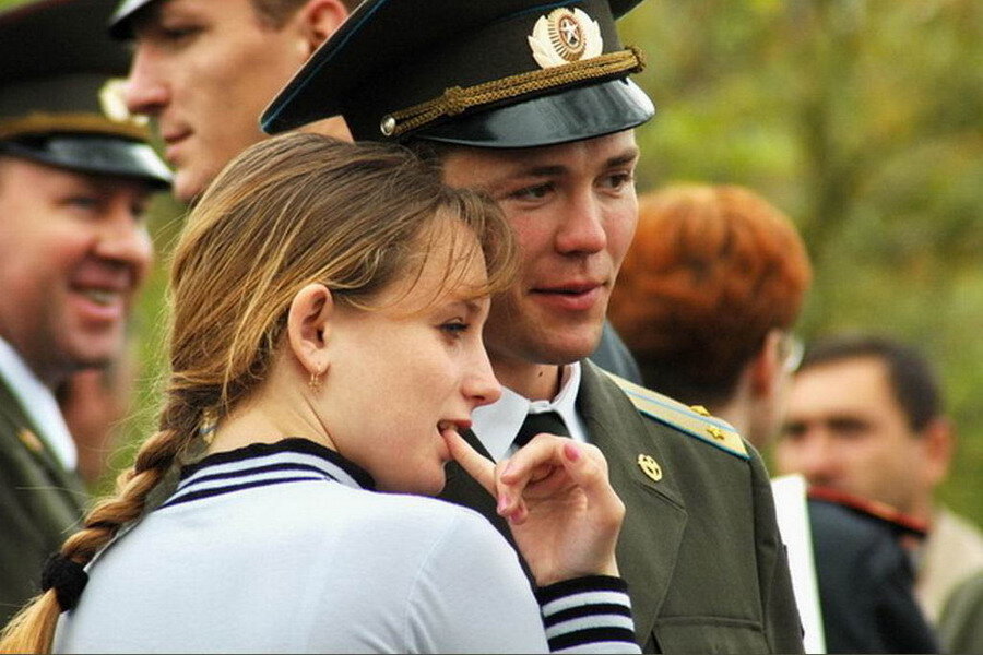 Группа жен военнослужащих. Семья офицера. Жена офицера.