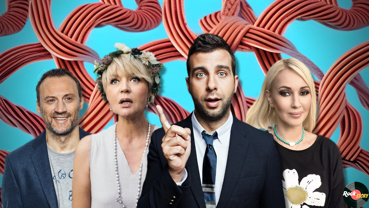 На фотографии: Анатолий Белый, Юлия Меньшова, Иван Ургант и Лера Кудрявцева