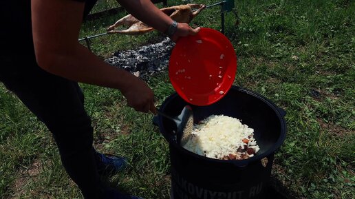 ОЧЕНЬ ВКУСНЫЙ ПЛОВ в ЧУГУННОМ КАЗАНЕ