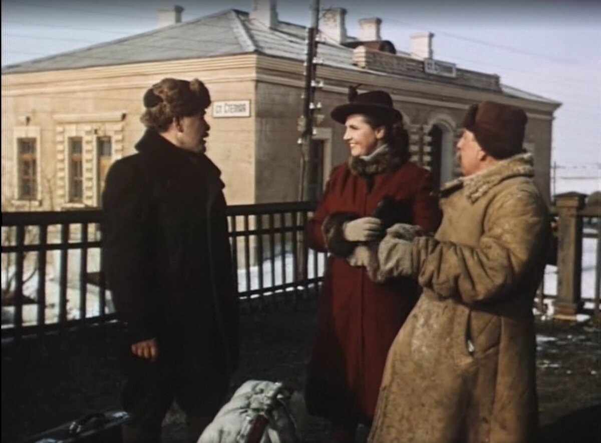 "Сельский врач", режиссер С.А. Герасимов 1951 год. Скриншот.