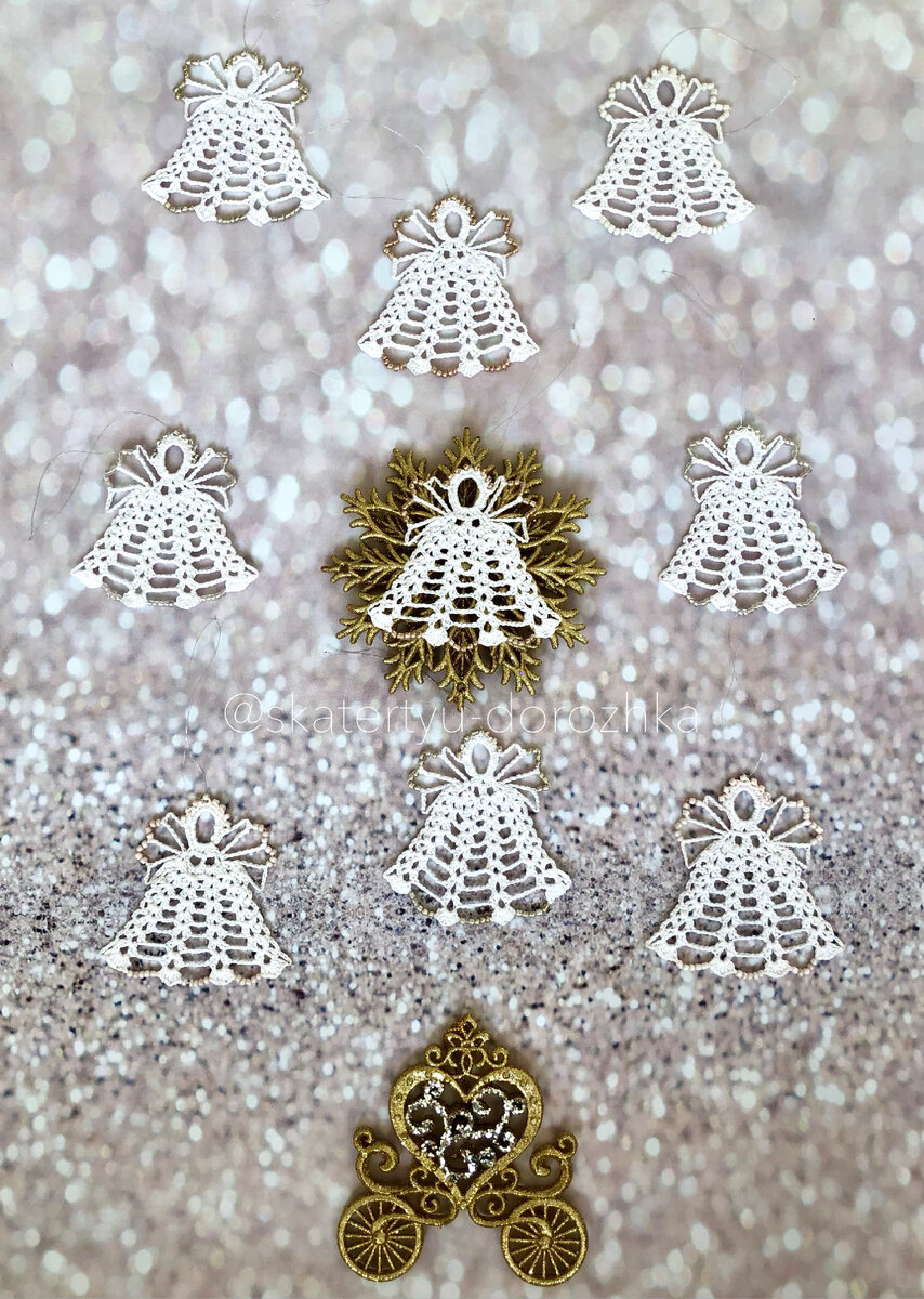 Ангелочки крючком 