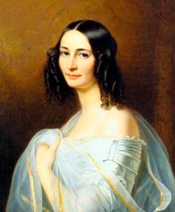 Эрнестина Тютчева, Художник Ф.Дюрк, 1840 