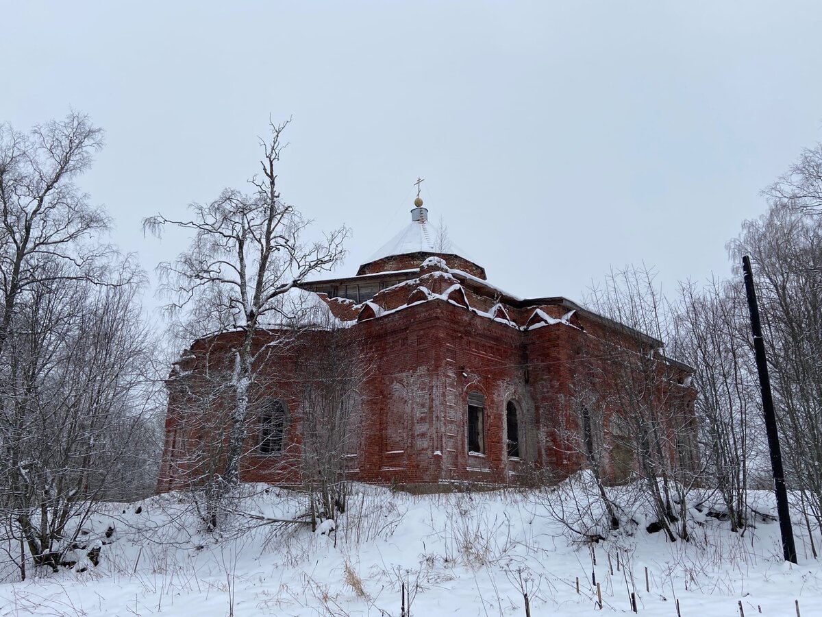 Раевское. Вид Благовещенского храма с северо-востока. Фото 2022 г.