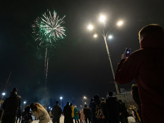     Салют в Пскове 1 января 2022-го / Вадим Боченков