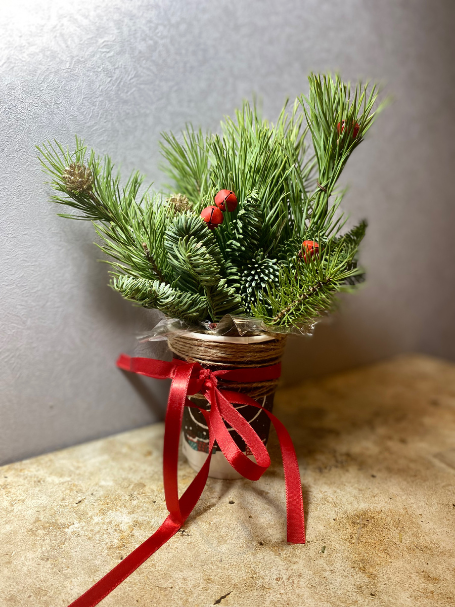 Фото из личного архива, моя работа, Новогодняя композиция 