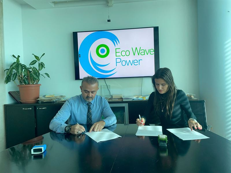    Подписание договора главами Eco Wave Power и Oren Ordu Enerji