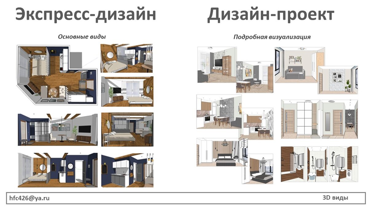 Экспресс дизайн интерьера квартиры