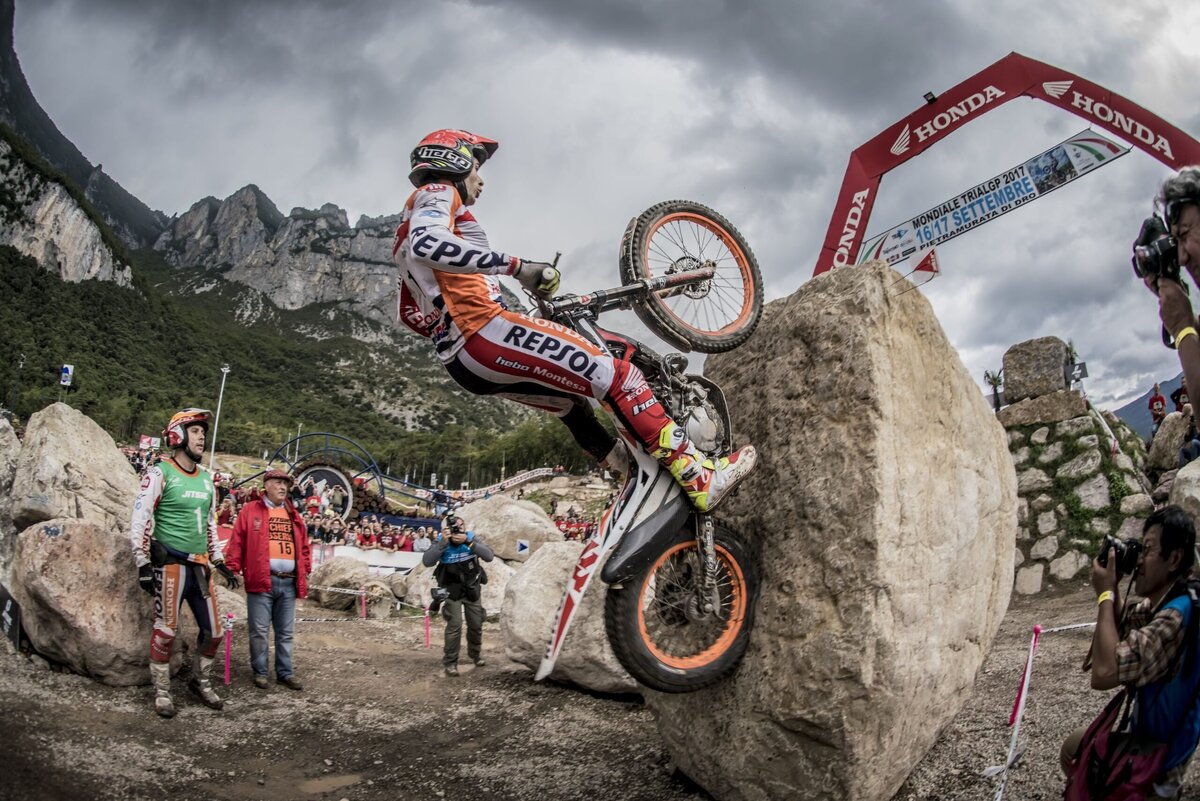Mototrial tournament in 2017.