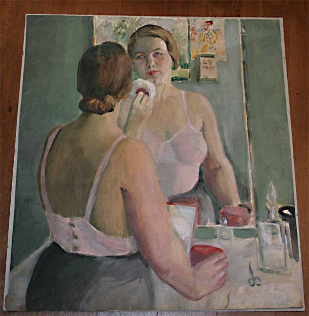Баня и тетя рассказы. Кустодиев Купальщица.
