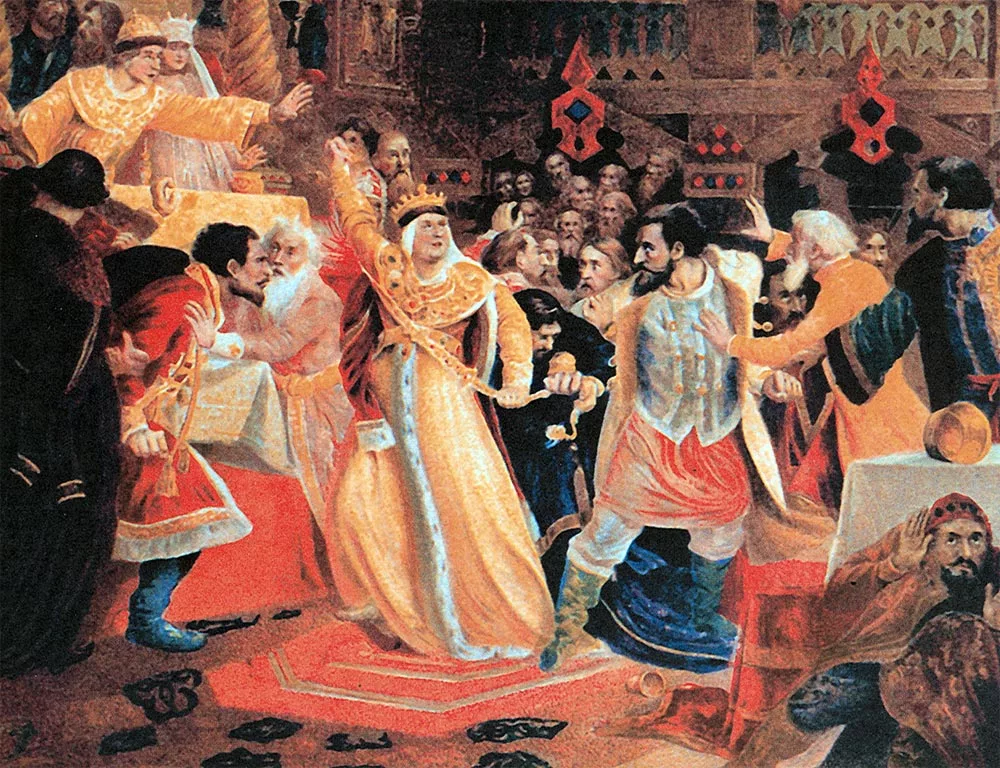 Софья передает пояс Василию 2