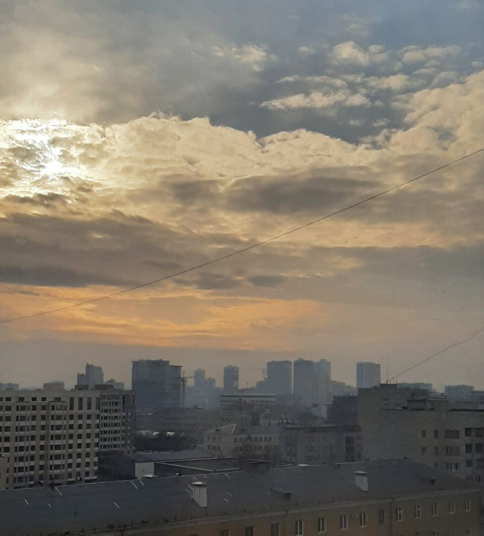 Рассвет где-то над Екатеринбургом