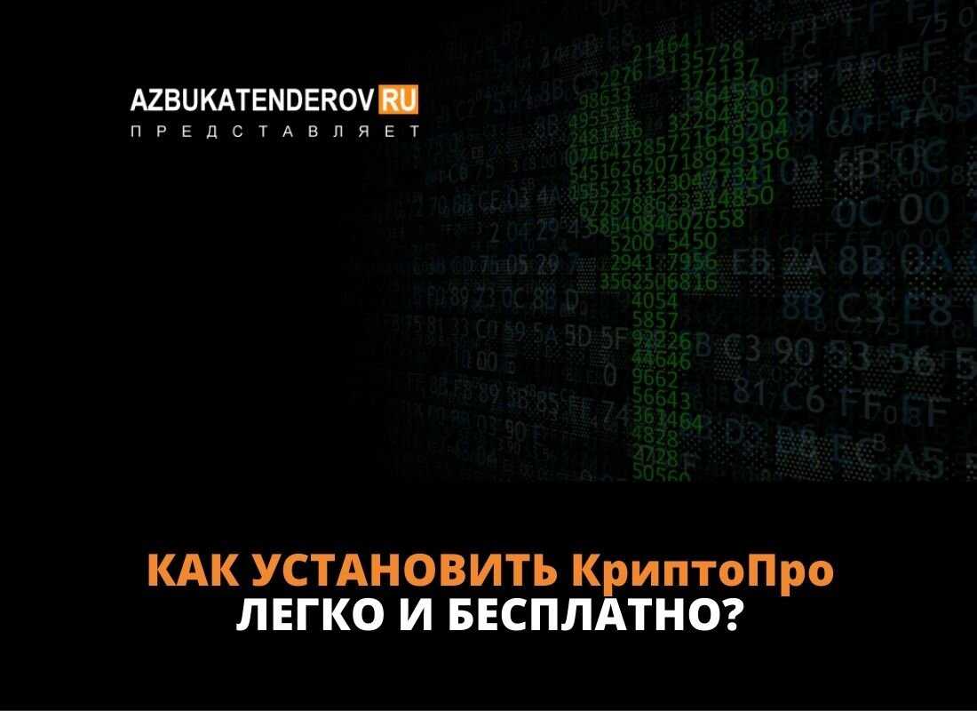 Как установить КриптоПро легко и бесплатно | Азбука тендеров | Дзен