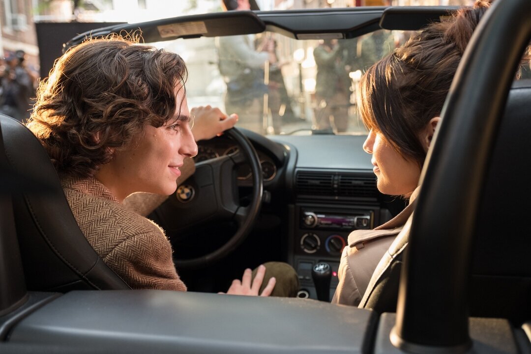 Кадр из фильма «Дождливый день в Нью-Йорке», 2019 год, режиссер Вуди Аллен