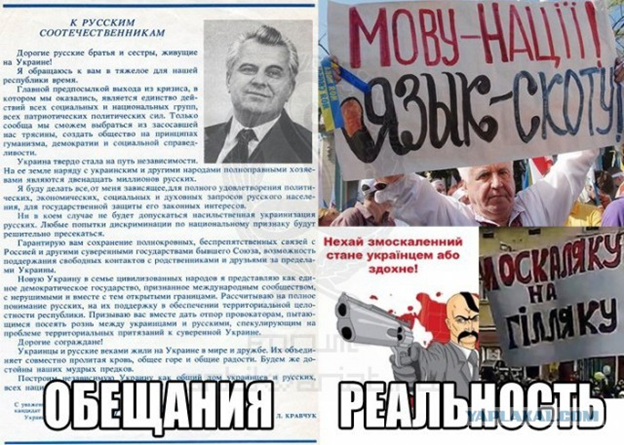 Обещания и реальность.