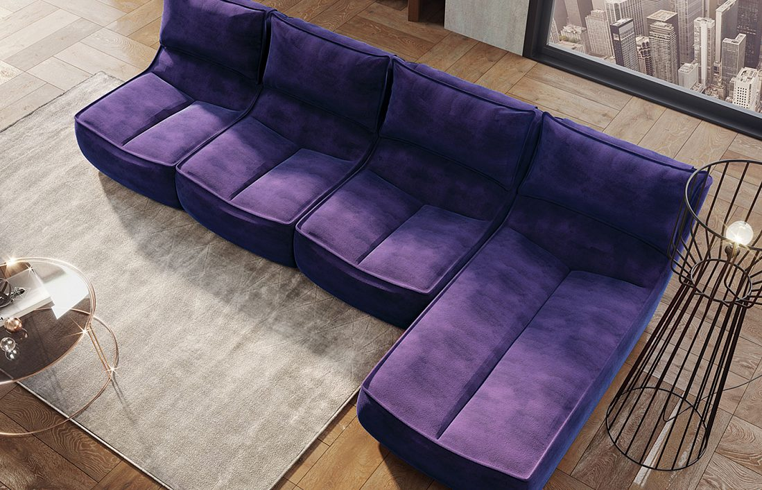 Три кресла с оттоманкой PONTOS 10 