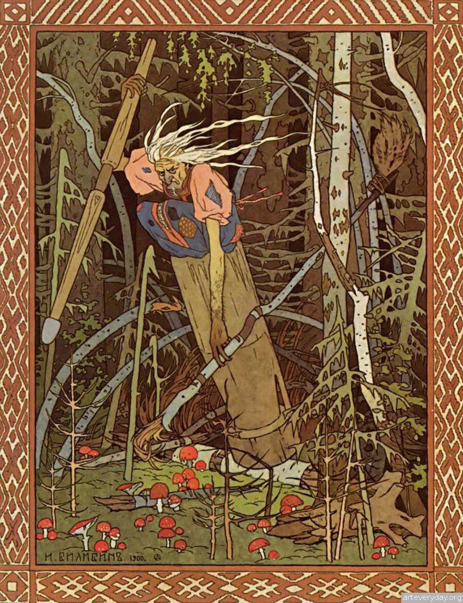 Иллюстрации к сказке «Василиса Прекрасная», 1900