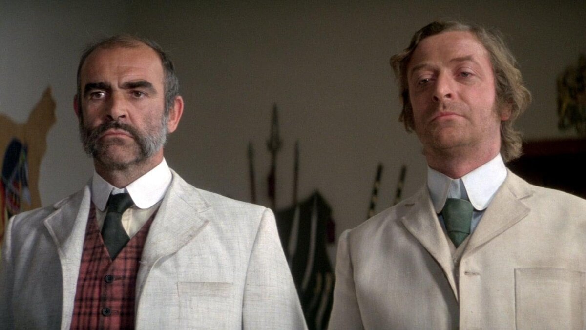 Кадр из фильма "Человек, который должен был королем" (1975)