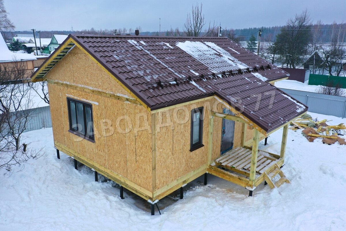 Построенный дом по проекту «Путник»