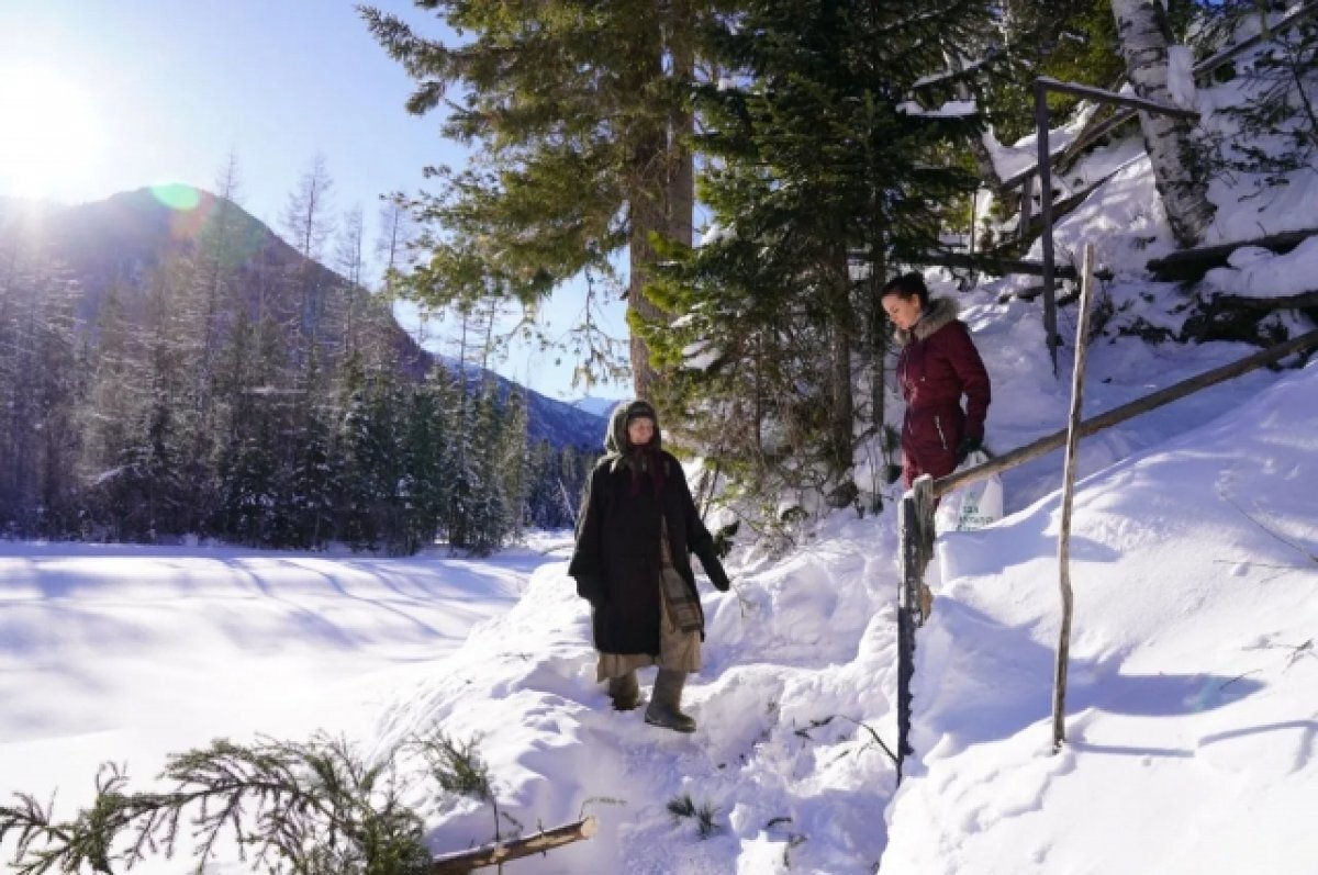    Агафью Лыкову навестили волонтёры московского вуза МИРЭА РТУ.