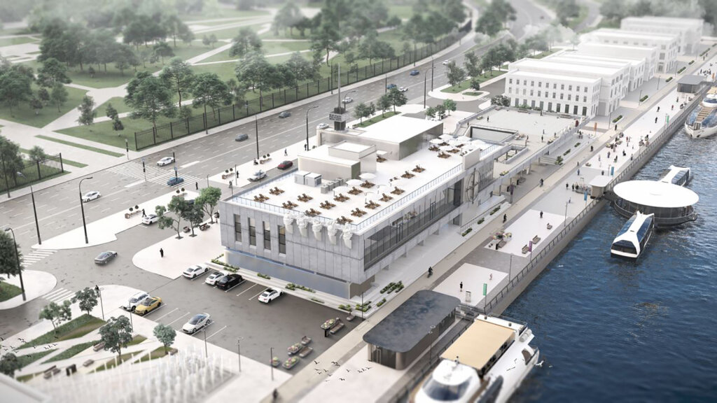 Проектное решение Южного речного вокзала в Москве / Фото: сайт правительства Москвы  📷
