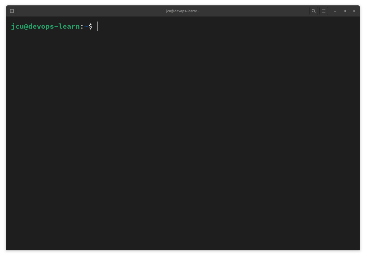 Терминал на учебном сервере