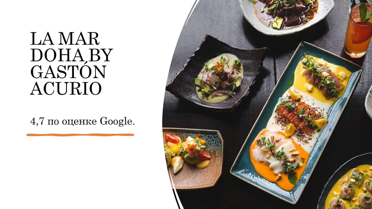 Фотография меню из ресторана взята с сайта ресторана. 