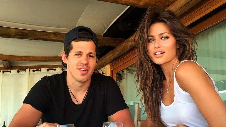    Евгений Малкин и Анна Кастерова. Соцсети